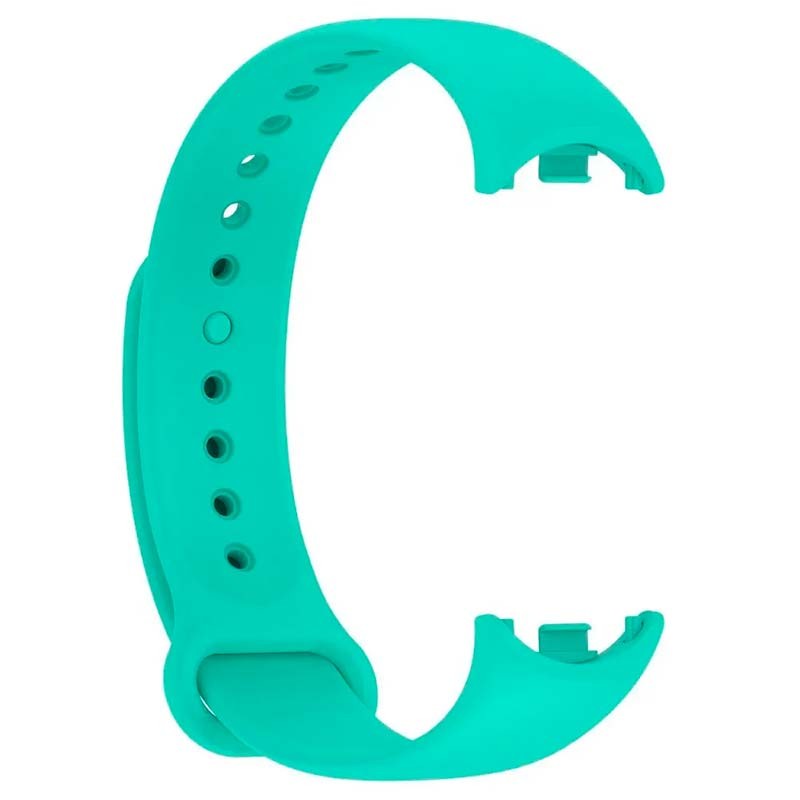 Bracelet en silicone compatible avec Xiaomi Smart Band 8 de couleur Turquoise - Ítem