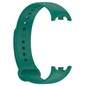 Pulseira de silicone compatível com Xiaomi Smart Band 8 na cor Verde Escuro