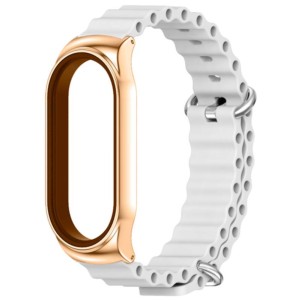 Bracelet Wave en silicone blanc pour Xiaomi Smart Band 7
