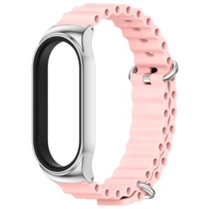 Bracelet Wave en silicone rose pour Xiaomi Smart Band 7
