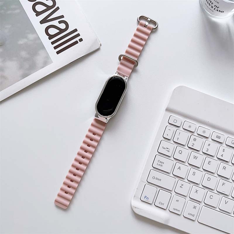 Correa para Xiaomi Smart Band 7 - Wave - Material TPU - Rosa