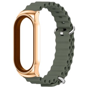 Bracelet Wave en silicone vert pour Xiaomi Smart Band 7
