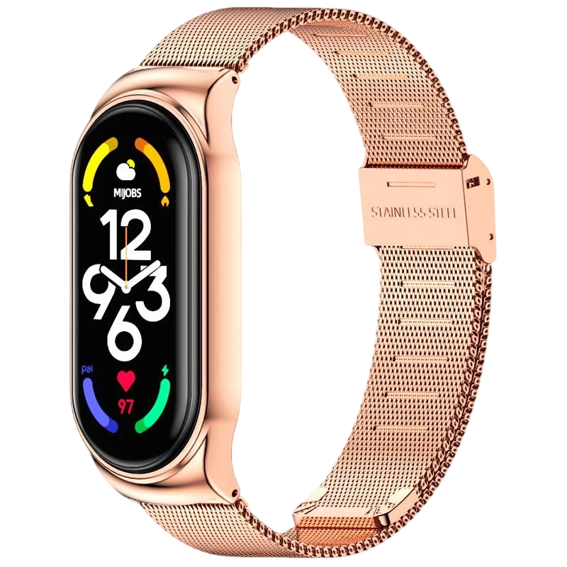 Bracelet Xiaomi Smart Band 7 Milanais Clip Or Rose - Ítem