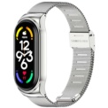 Bracelet milanais avec fermeture à clip compatible avec Xiaomi Smart Band 7 de couleur Argent - Ítem