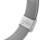 Bracelet milanais avec fermeture à clip compatible avec Xiaomi Smart Band 7 de couleur Argent - Ítem3