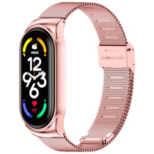 Correa Xiaomi Smart Band 7 Milanesa Clip Rosa