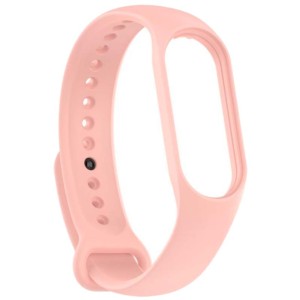 Bracelet en silicone compatible avec Xiaomi Smart Band 7 de couleur Rose Clair