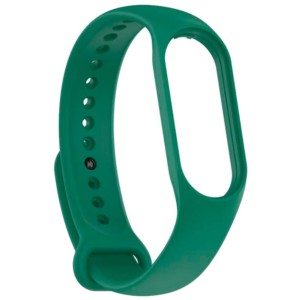 Bracelet en silicone compatible avec Xiaomi Smart Band 7 de couleur Vert Forêt