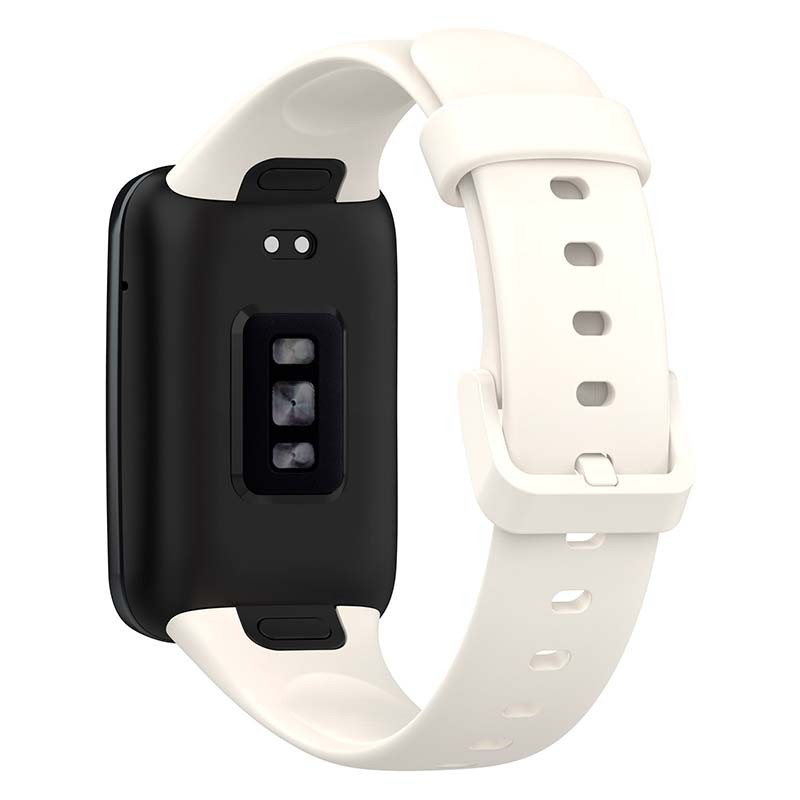 Correa de silicona compatible con Xiaomi Smart Band 7 Pro en color Blanco - Ítem3