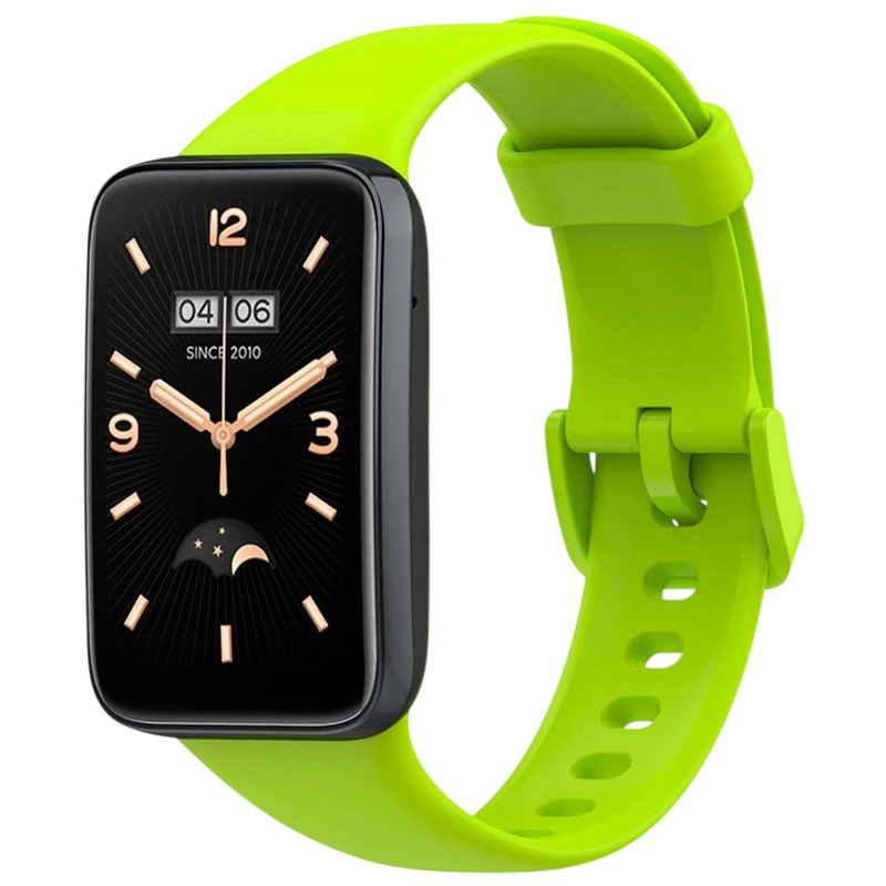 Pulseira de silicone compatível com Xiaomi Smart Band 7 Pro na cor Verde Limão - Item