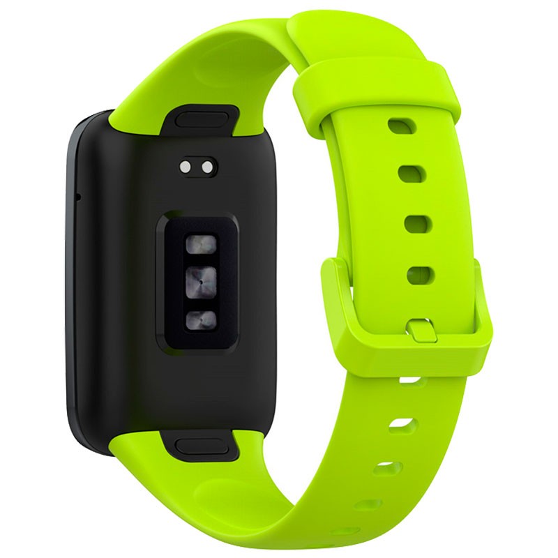 Correa de silicona compatible con Xiaomi Smart Band 7 Pro en color Verde Lima - Ítem1