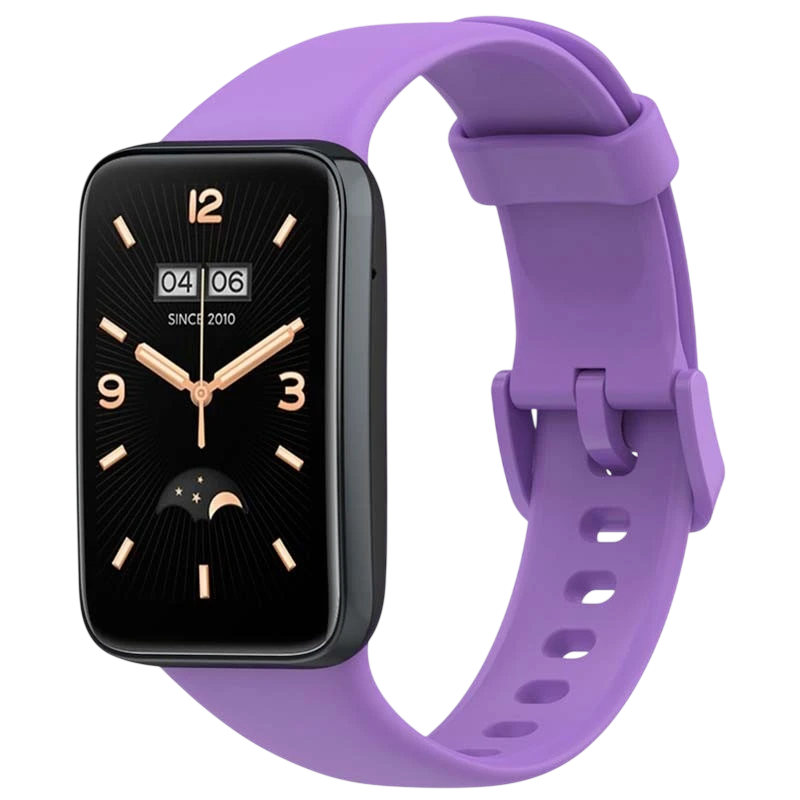 Pulseira de silicone compatível com Xiaomi Smart Band 7 Pro na cor Roxo - Item
