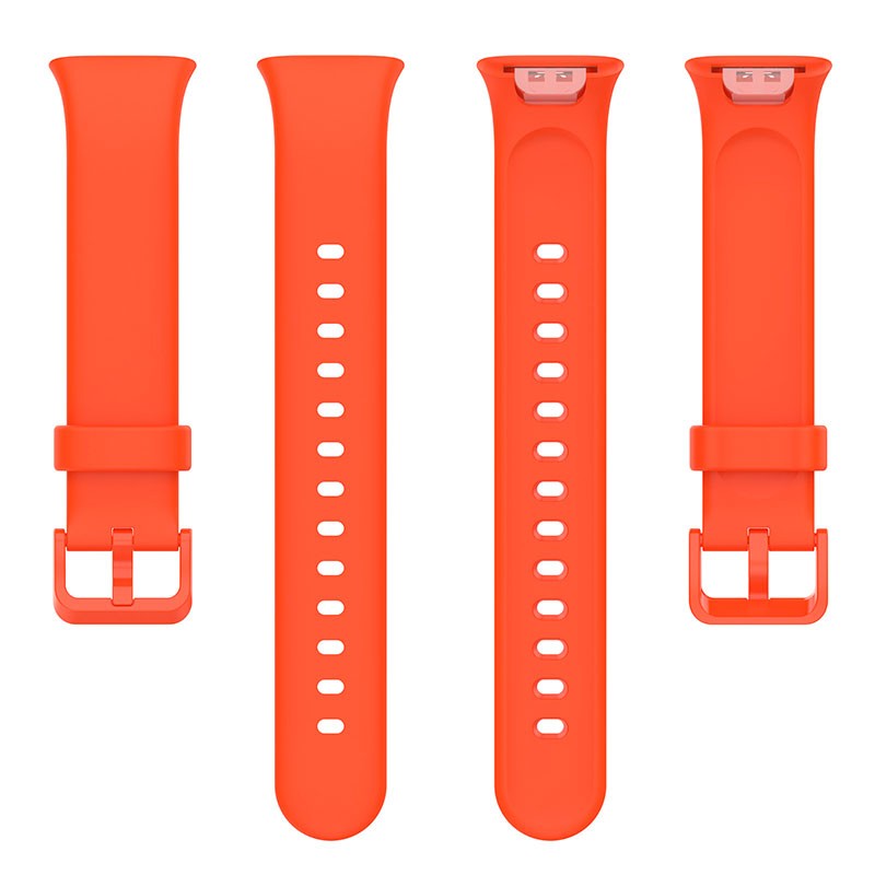 Bracelet en silicone compatible avec Xiaomi Smart Band 7 Pro de couleur Orange - Ítem3