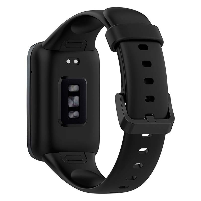 Correa de silicona compatible con Xiaomi Smart Band 7 Pro en color Negro - Ítem1