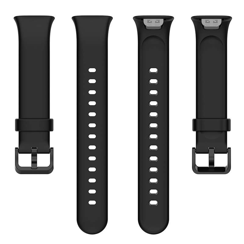 Bracelet en silicone compatible avec Xiaomi Smart Band 7 Pro de couleur Noir - Ítem3