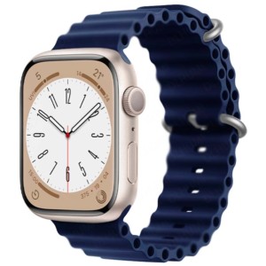 Pulseira Apple Watch 42/44/45/49mm Wave Azul Escuro