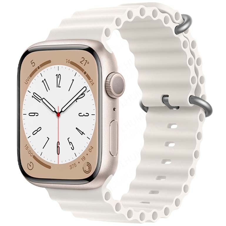 Bracelet Apple Watch 42/44/45/49mm Wave Blanc - Ítem