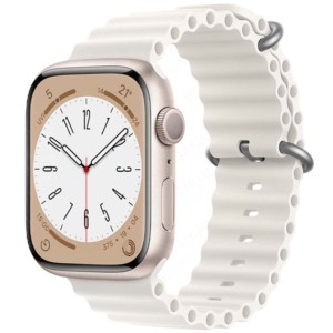 Pulseira Apple Watch 42/44/45/49mm Wave Branco