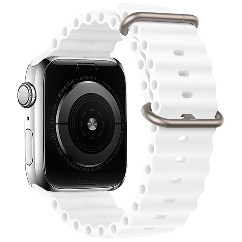Bracelet Apple Watch 42/44/45/49mm Wave Blanc - Ítem1