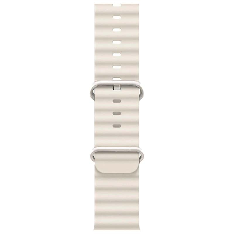 Pulseira Apple Watch 38/40/41mm Wave Branco Estrela - Item1