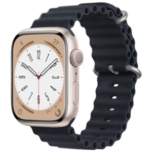 Bracelet Apple Watch 38/40/41mm Wave Noir