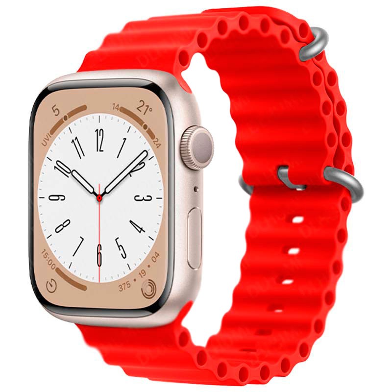 Correa Apple Watch 38/40/41mm Wave Rojo - Ítem