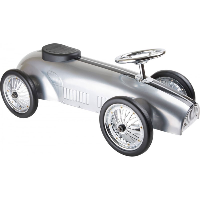 Correpasillos Coche de rally plateado