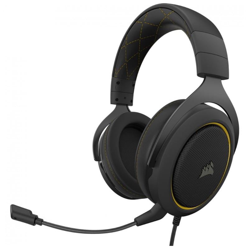 Corsair HS60 Pro Stereo, gaming headphones with quality sound and  unidirectional microphone that reduces background noise