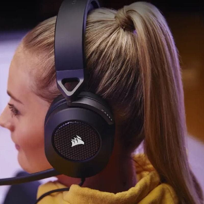 Corsair HS65 SURROUND Carbono - Auriculares Gaming imagen real