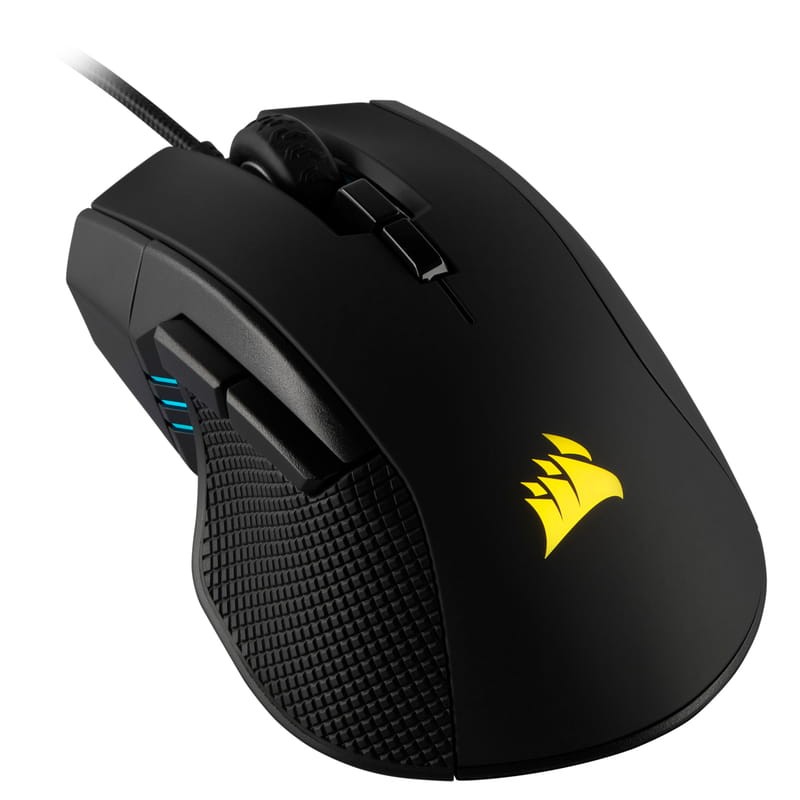 Corsair IRONCLAW RGB USB Negro - Ratón Gaming - 18000 DPI - Ítem