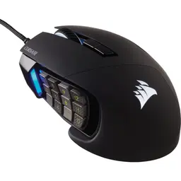 Corsair Scimitar RGB Elite USB 18000 DPI Noir - Souris de jeu