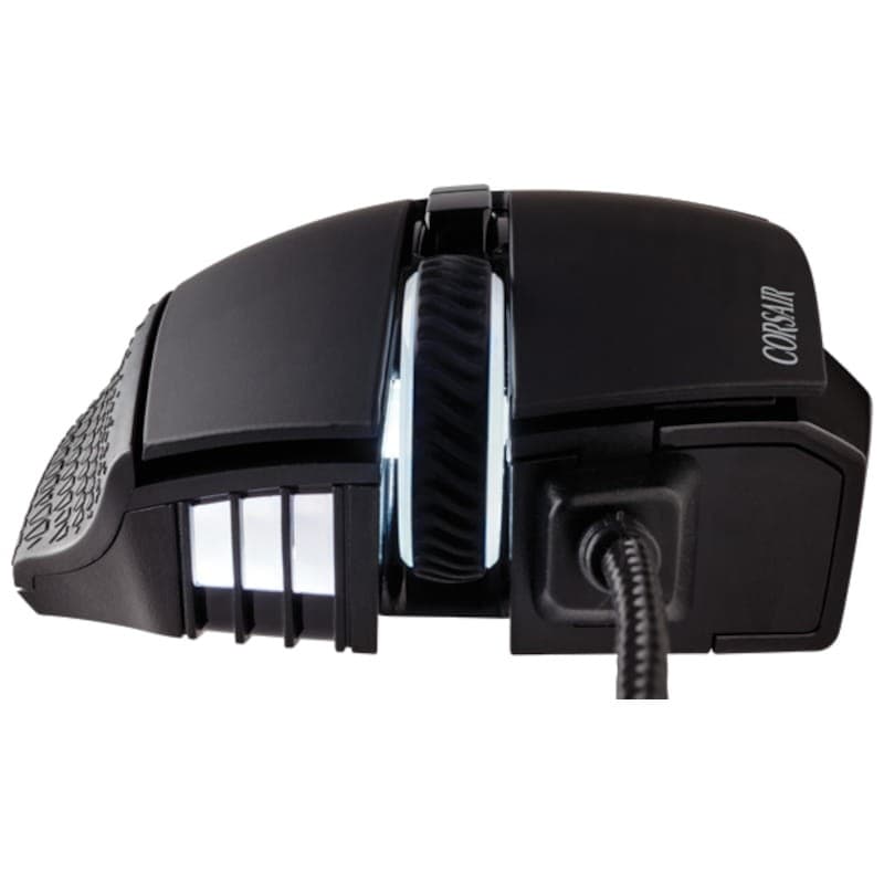 Corsair Scimitar RGB Elite USB Noir - Souris de jeu - 18 000 DPI avant