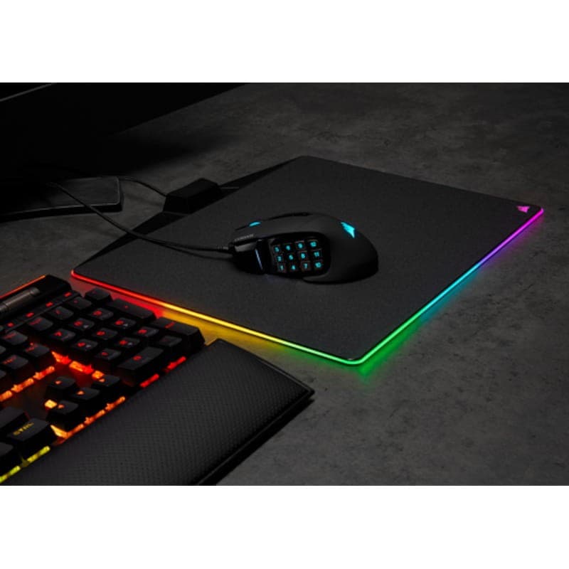 Corsair Scimitar RGB Elite USB Noir - Souris de jeu - 18000 DPI Photo réelle