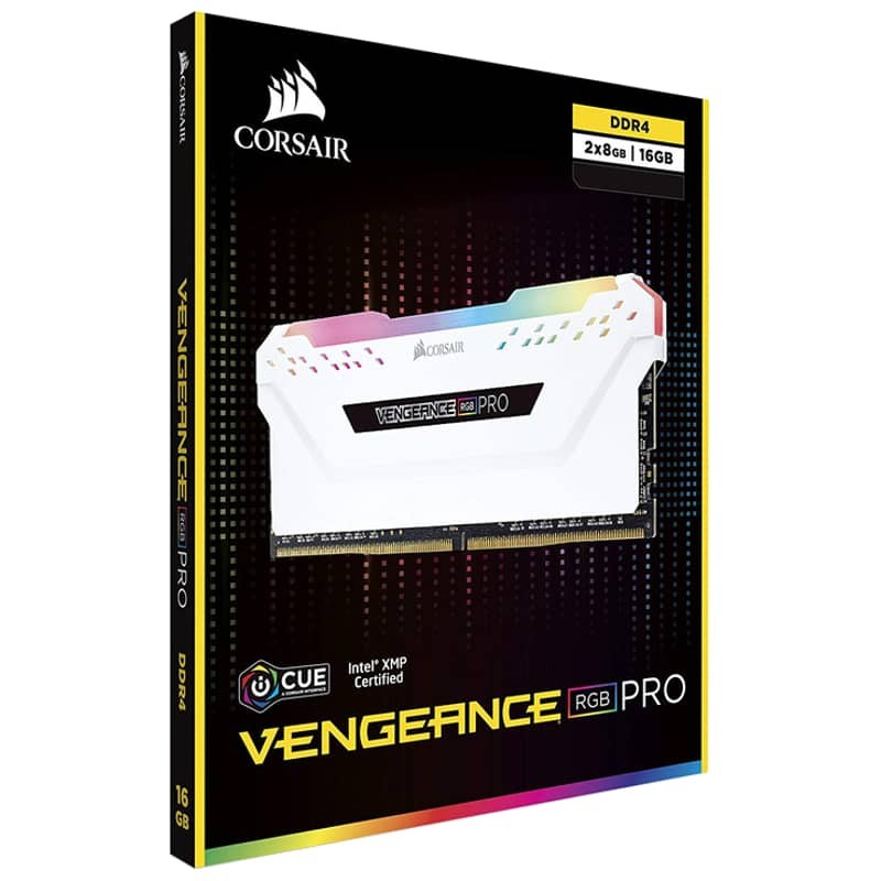 Corsair Vengeance RGB Pro 16GB (2x8) DDR4 3200MHZ Blanco - Ítem4