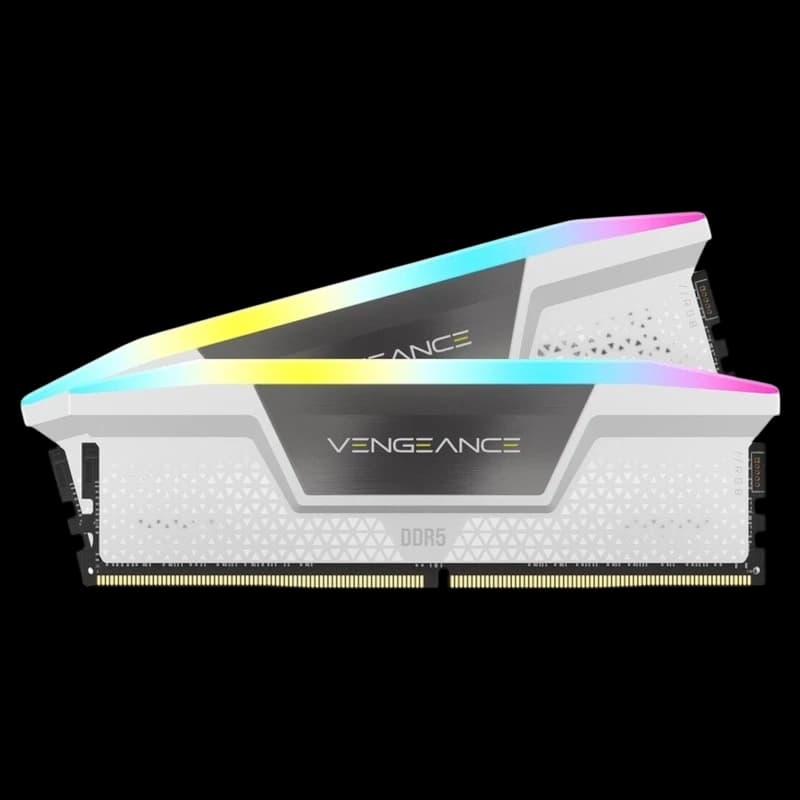 Corsair Vengeance RGB CMH32GX5M2E6000Z36W 32GB (2X16GB) DDR5 6000 Mhz CL36