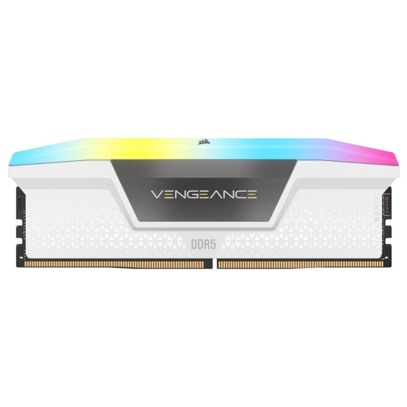 Corsair Vengeance RGB CMH32GX5M2E6000Z36W 32GB (2X16GB) DDR5 6000 Mhz CL36 Frontal