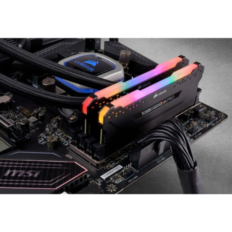 Corsair Vengeance RGB Pro 32GB 3200MHz Negro - Memoria RAM Foto Real