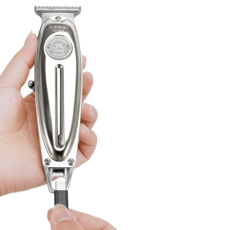 Cortapelos Trimmer Kemei KM-1949 Plata - Ítem2