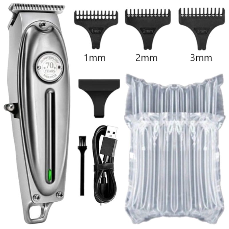 Cortapelos Trimmer Kemei KM-1949 Plata - Ítem4