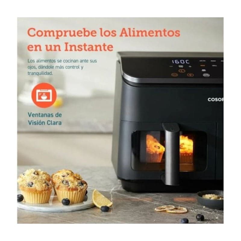 Cesta com janela da Fritadeira de ar Cosori KOSP0026EUN 8,5 Litros
