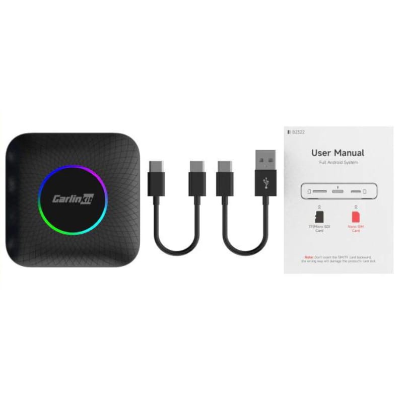 Carlinkit CPC200-TBOX LED 8GB/128GB 4G LTE - Internet AI Box - compatible avec CarPlay et Android Auto - Ítem3
