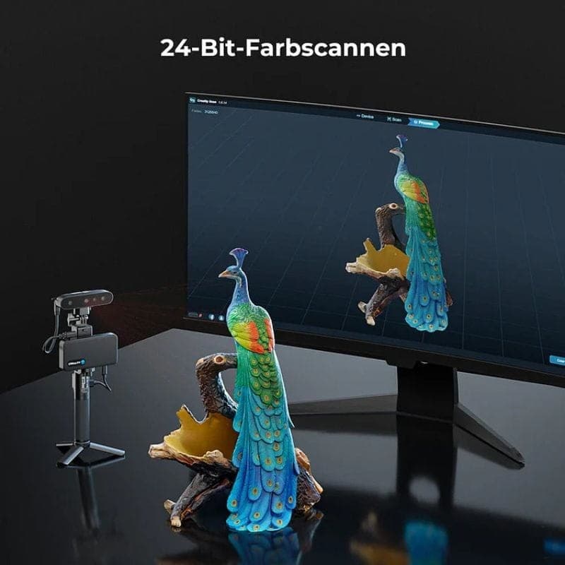 Escáner 3D Creality CR-Scan Ferret Pro imágenes escaneadas