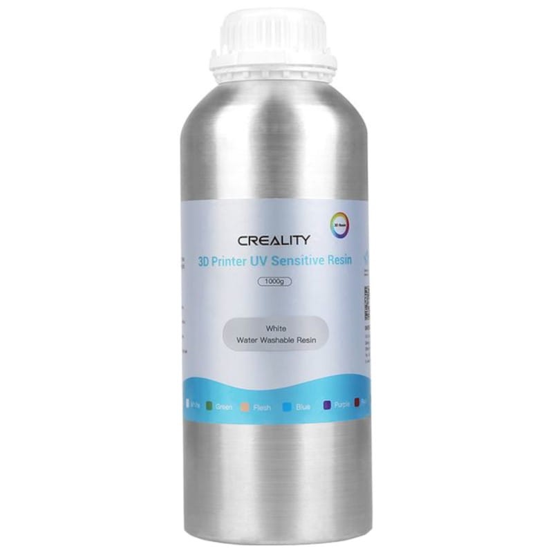 Creality Resina 405nm Normal 1KG Lavável com Água Alumínio Cinza - Item1