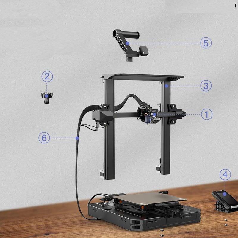 Imprimante 3D Creality Ender 3 S1 à nivellement automatique