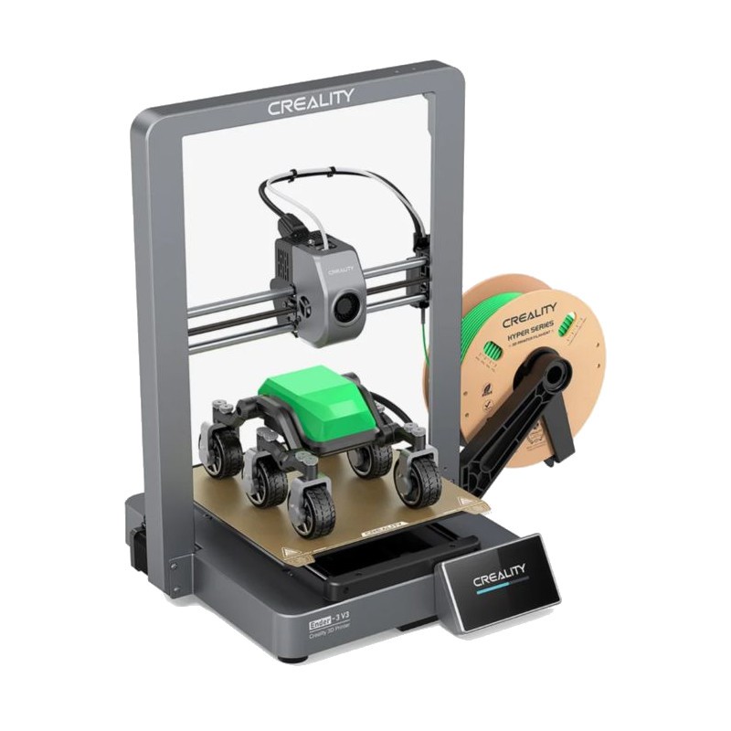 Creality Ender 3 V3 - Haute vitesse 600 mm/s, taille d'impression 220x220x250mm, refroidissement rapide noir - Imprimante 3D FDM - Ítem2