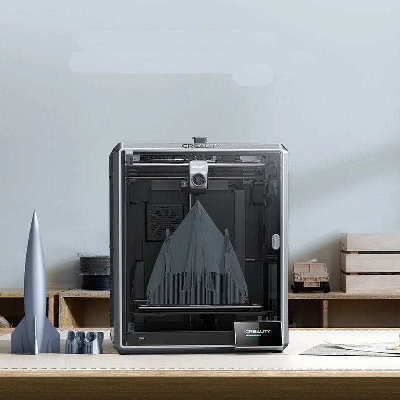 Frontal de Impressora 3D Creality K1 MAX Preta - Impressora 3D FDM