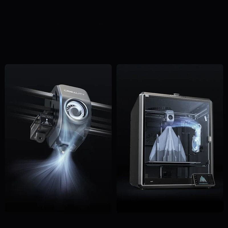 Adaptável Impressora 3D Creality K1 MAX Preta - Impressora 3D FDM