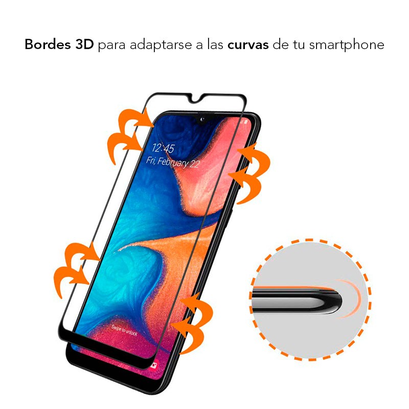 Protector de cristal templado Full Screen 3D para Samsung Galaxy A20e - Ítem1