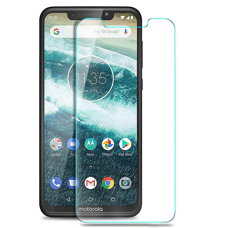 Protector de ecrã de vidro temperado para Motorola Moto One e P30 Play