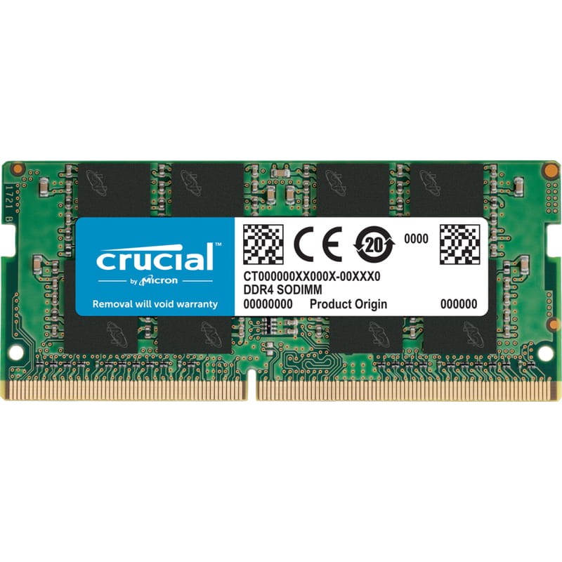 Crucial 8 GB DDR4 SODIMM 3200 MHz - CT8G4SFRA32A Memória RAM - Item